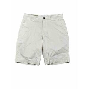 Men's 9" The Every Wear Flat Front Shorts - Goodfellow & Co, Light Khaki‎ 30